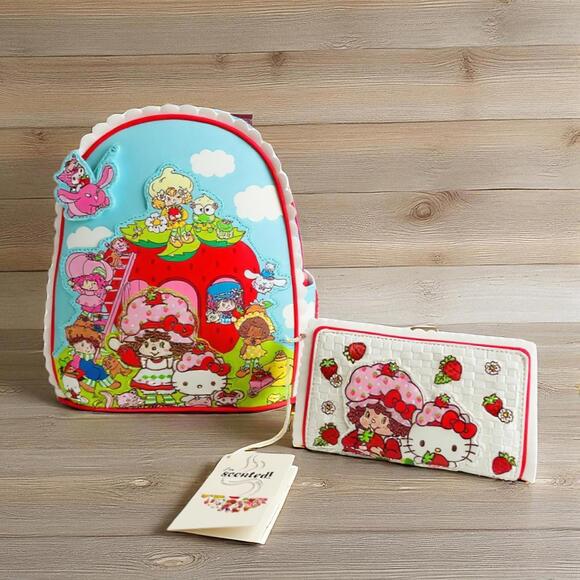? Loungefly Sanrio x Strawberry Shortcake Mini Backpack & Wallet ✨ NWT main image 9